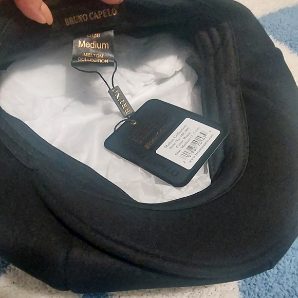 Bruno Capelo cap men's in black various sizes - Picture 8 of 8